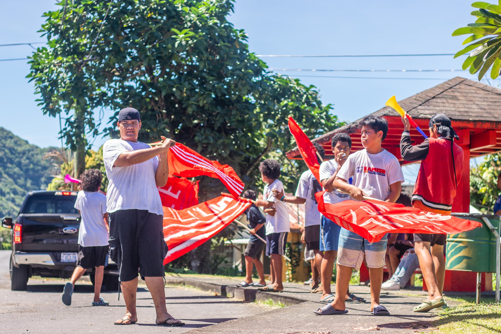 Scenes from todays Parade around the Island!